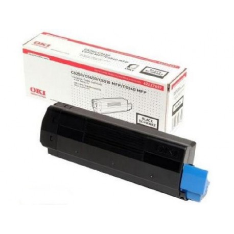 OKI Black Toner Cartridge Original Noir