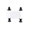 R2015 Ruban Blanc monochrome, 1000 faces pour imprimante à Rubans Pebble 4 & Dualys3