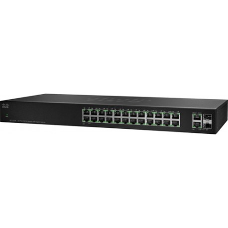 Cisco SF112-24 Non-géré L2 Fast Ethernet (10/100) 1U Noir