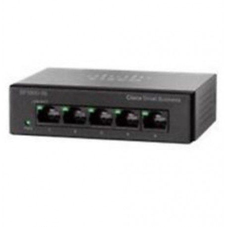 Cisco Small Business SG110D-05 Non-géré L2 Gigabit Ethernet (10/100/1000) Noir