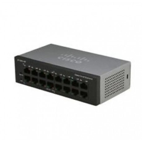 Cisco SF110D-16 Non-géré L2 Fast Ethernet (10/100) Noir