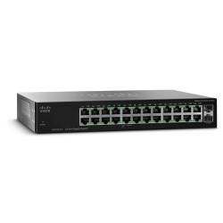 Cisco SG112-24 Non-géré L2 Gigabit Ethernet (10/100/1000) 1U Noir