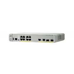 Cisco WS-C3560CX-8PC-S commutateur réseau Géré Gigabit Ethernet (10/100/1000) Connexion Ethernet, supportant l'alimentation via 