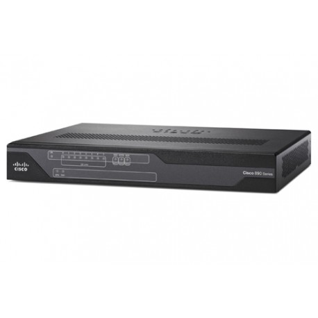 Cisco C897VAB-K9 Routeur connecté Gigabit Ethernet Noir