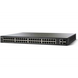 Cisco SF350-48MP Géré L2/L3 Fast Ethernet (10/100) Connexion Ethernet, supportant l'alimentation via ce port (PoE) Noir