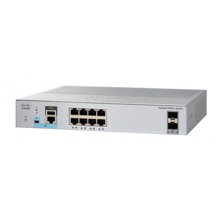 Cisco WS-C2960L-8TS-LL commutateur réseau Géré L2 Gigabit Ethernet (10/100/1000) 1U Gris