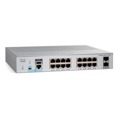 Cisco Catalyst 2960L-16TS-LL Géré L2 Gigabit Ethernet (10/100/1000) 1U Gris
