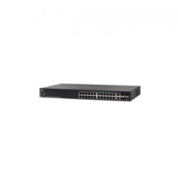 Cisco SG550X-24-K9 Géré L3 Gigabit Ethernet (10/100/1000) 1U Noir