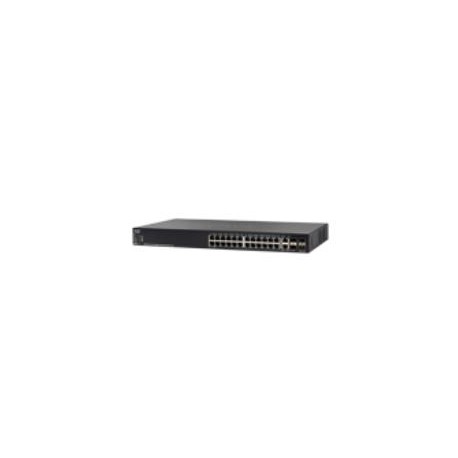 Cisco SG550X-24-K9 Géré L3 Gigabit Ethernet (10/100/1000) 1U Noir
