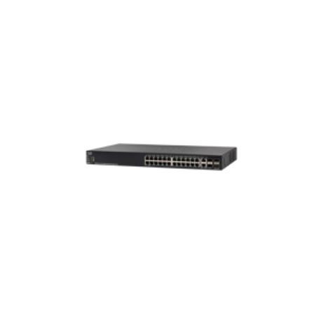 Cisco SG550X-24MPP-K9 Géré L3 Gigabit Ethernet (10/100/1000) Connexion Ethernet, supportant l'alimentation via ce port (PoE) 1U 