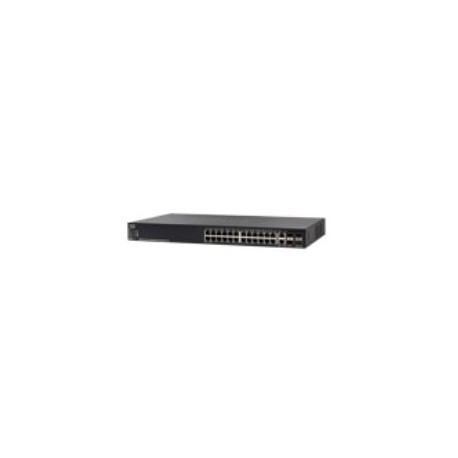 Cisco SG550X-24P-K9 Géré L3 Gigabit Ethernet (10/100/1000) Connexion Ethernet, supportant l'alimentation via ce port (PoE) 1U No