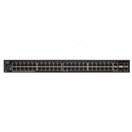 Cisco SG550X-48 Géré L3 Gigabit Ethernet (10/100/1000) 1U Noir, Gris