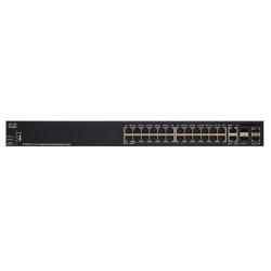 Cisco SG350X-24 Géré L3 Gigabit Ethernet (10/100/1000) 1U Noir