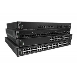Cisco 550X Géré L2/L3 10G Ethernet (100/1000/10000) 1U Noir