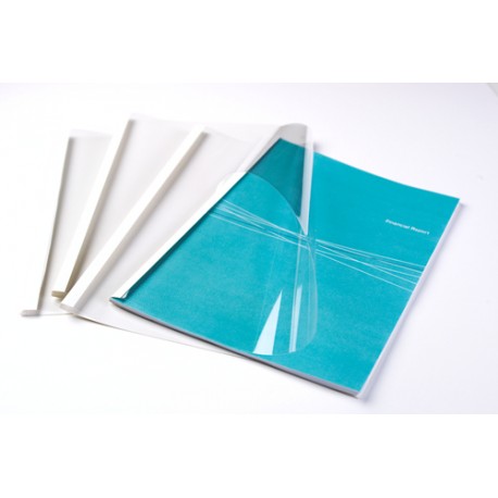 Fellowes 5391401 matériel de reliure A4 Plastique Transparent, Blanc 100 pièce(s)