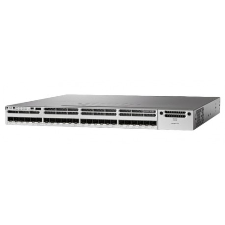 Cisco Catalyst WS-C3850-24XU-L commutateur réseau Géré 10G Ethernet (100/1000/10000) Noir, Gris