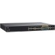 Cisco SG350X-24PV Géré L3 Gigabit Ethernet (10/100/1000) Connexion Ethernet, supportant l'alimentation via ce port (PoE) 1U Noir