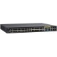 Cisco SG350X-48PV Géré L3 Gigabit Ethernet (10/100/1000) Connexion Ethernet, supportant l'alimentation via ce port (PoE) 1U Noir