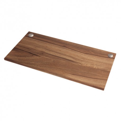 Fellowes 9871301 plan de travail informatique Forme rectangulaire Mélamine, PVC Noyer