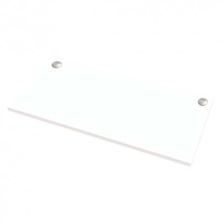 Fellowes 9870001 plan de travail informatique Forme rectangulaire Mélamine, PVC Blanc