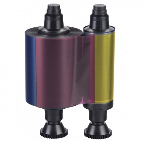 R3514 Ruban 6 panneaux couleur  YMCKOK, 500 faces pour imprimante à Rubans Pebble 4 & Dualys3 