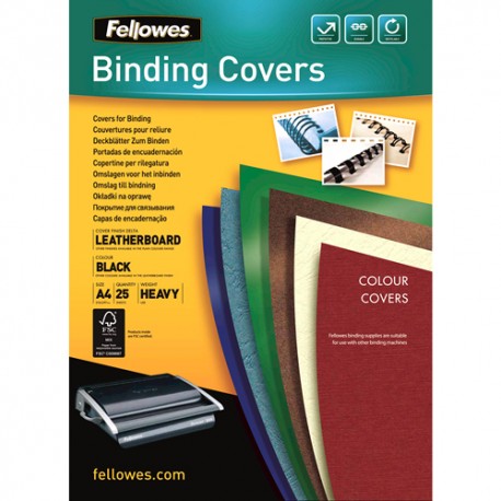 Fellowes Couvertures Delta Grain Cuir Certifiées FSC