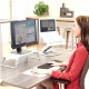 Fellowes 8064201 support d'écran plat pour bureau Autonome Blanc