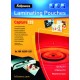 Fellowes Pochettes brillantes pour cartes 125 microns 65x95mm
