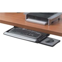 Fellowes Deluxe Keyboard Drawer w/Soft touch Wrist Rest