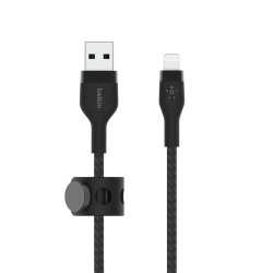 Belkin CAA010BT1MBK câble USB 1 m USB A USB C/Lightning Noir