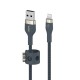 Belkin CAA010BT1MBL câble USB 1 m USB A USB C/Lightning Bleu