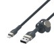 Belkin CAA010BT1MBL câble USB 1 m USB A USB C/Lightning Bleu