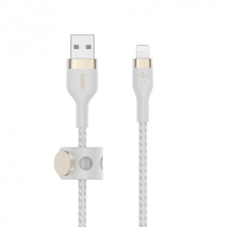 Belkin CAA010BT1MWH câble USB 1 m USB A USB C/Lightning Blanc