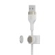 Belkin CAA010BT1MWH câble USB 1 m USB A USB C/Lightning Blanc