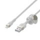 Belkin CAA010BT2MWH câble USB 2 m USB A USB C/Lightning Blanc