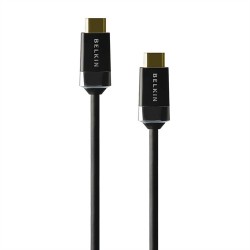 Belkin High Speed HDMI 1m câble HDMI HDMI Type D (Micro) HDMI Type A (Standard) Noir