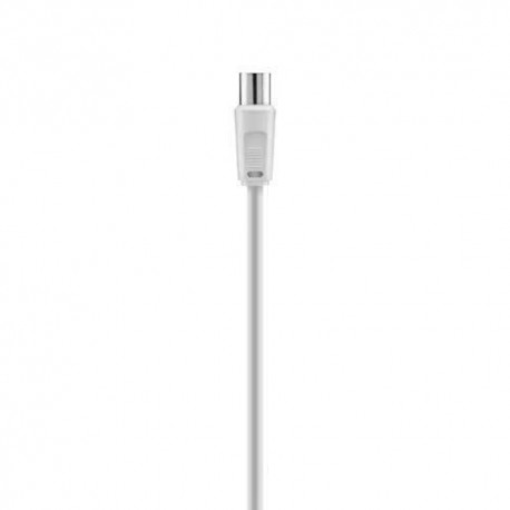 Belkin 75db Antenna coaxial M/F 10m câble coaxial RCA Blanc