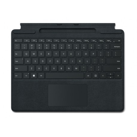 Microsoft Surface Pro Signature Keyboard Noir Microsoft Cover port QWERTY Italien