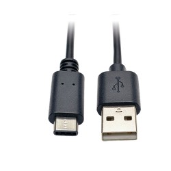 Tripp Lite U038-003 câble USB 0,91 m USB 2.0 USB A USB C Noir