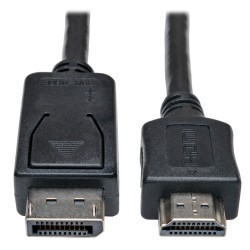 Tripp Lite P582-006 câble vidéo et adaptateur 1,83 m HDMI Type A (Standard) DisplayPort Noir