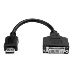 Tripp Lite P132-08N câble vidéo et adaptateur 0,2 m DVI-D HDMI Noir