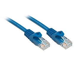 Lindy RJ-45/RJ-45 Cat6 0.5m câble de réseau Bleu 0,5 m U/UTP (UTP)