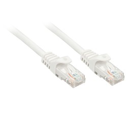 Lindy Rj45/Rj45 Cat6 2m câble de réseau Blanc U/UTP (UTP)
