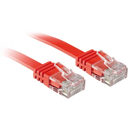 Lindy 0.3m Cat.6 câble de réseau Rouge 0,3 m Cat6