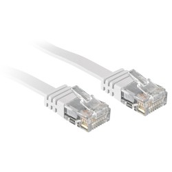 Lindy 2m Cat.6 câble de réseau Blanc Cat6