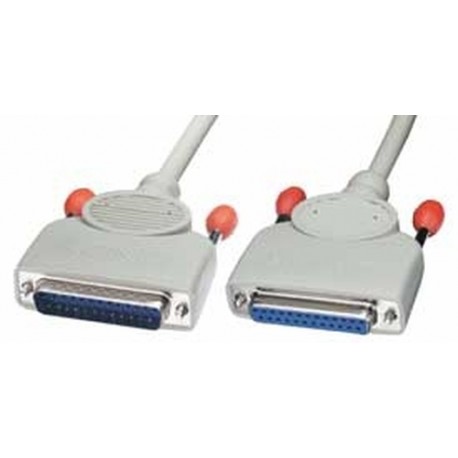 Lindy RS-232 Serial, PC - Fax/Modem Cable câble de signal 0,5 m Gris