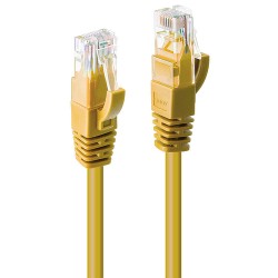 Lindy 48066 câble de réseau Jaune 7,5 m Cat6 U/UTP (UTP)