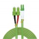 Lindy 46320 câble de fibre optique 1 m 2x LC 2x SC OM5 Vert