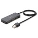 Lindy 42986 hub & concentrateur USB 2.0 480 Mbit/s Noir