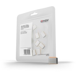 Lindy 40440 cache-poussière pour port 10 pièce(s) USB Type-C
